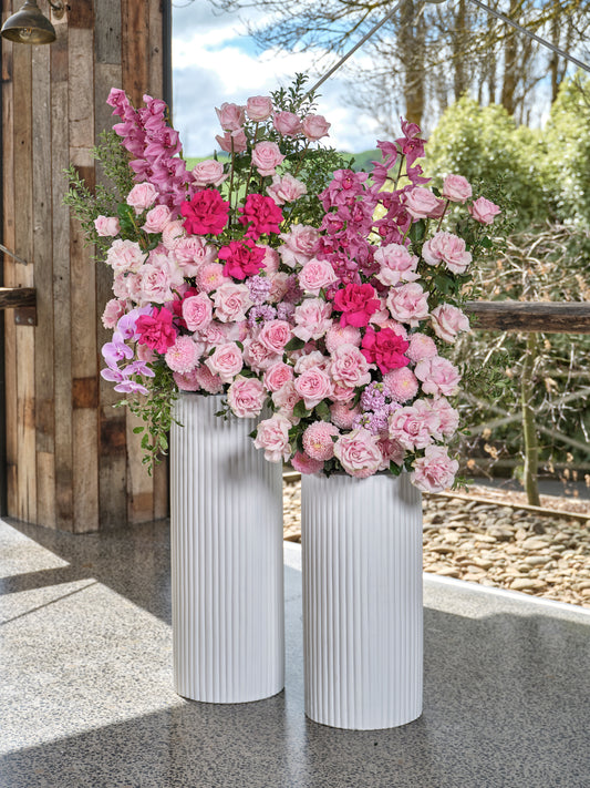 Pink Plinth Arrangement