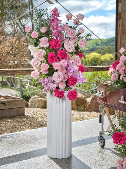 Pink Plinth Arrangement